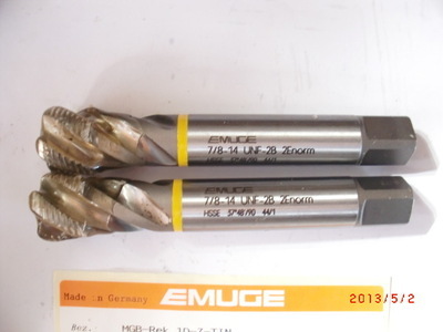 供應(yīng)德國(guó)EMUGE美制細(xì)牙螺旋絲錐7/8-14UNF C0501000.5051——上海彥鑫機(jī)械工具